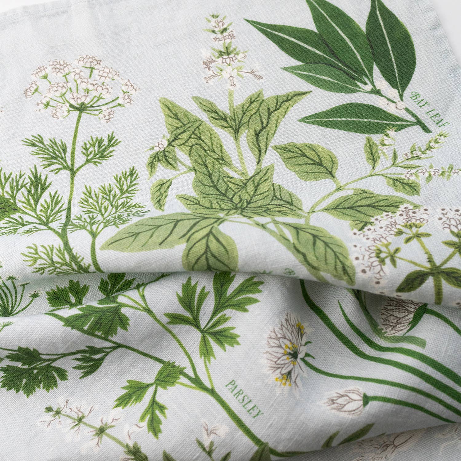 Bowerbird Flowers Herb Garden Tea Towel - Thumbnail 3