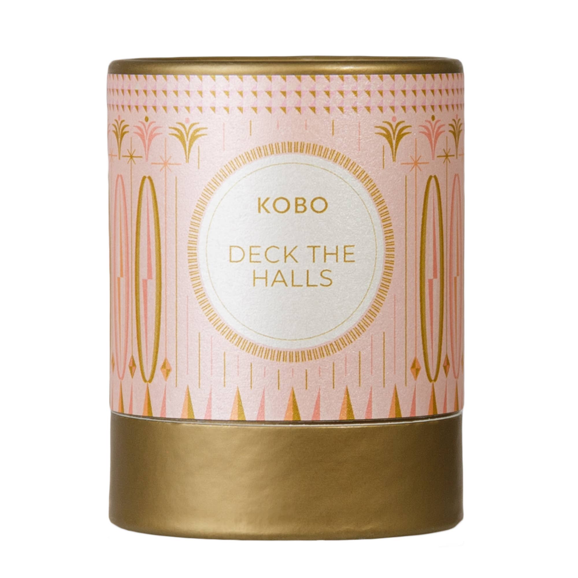 Bowerbird Flowers Deck the Halls Candle