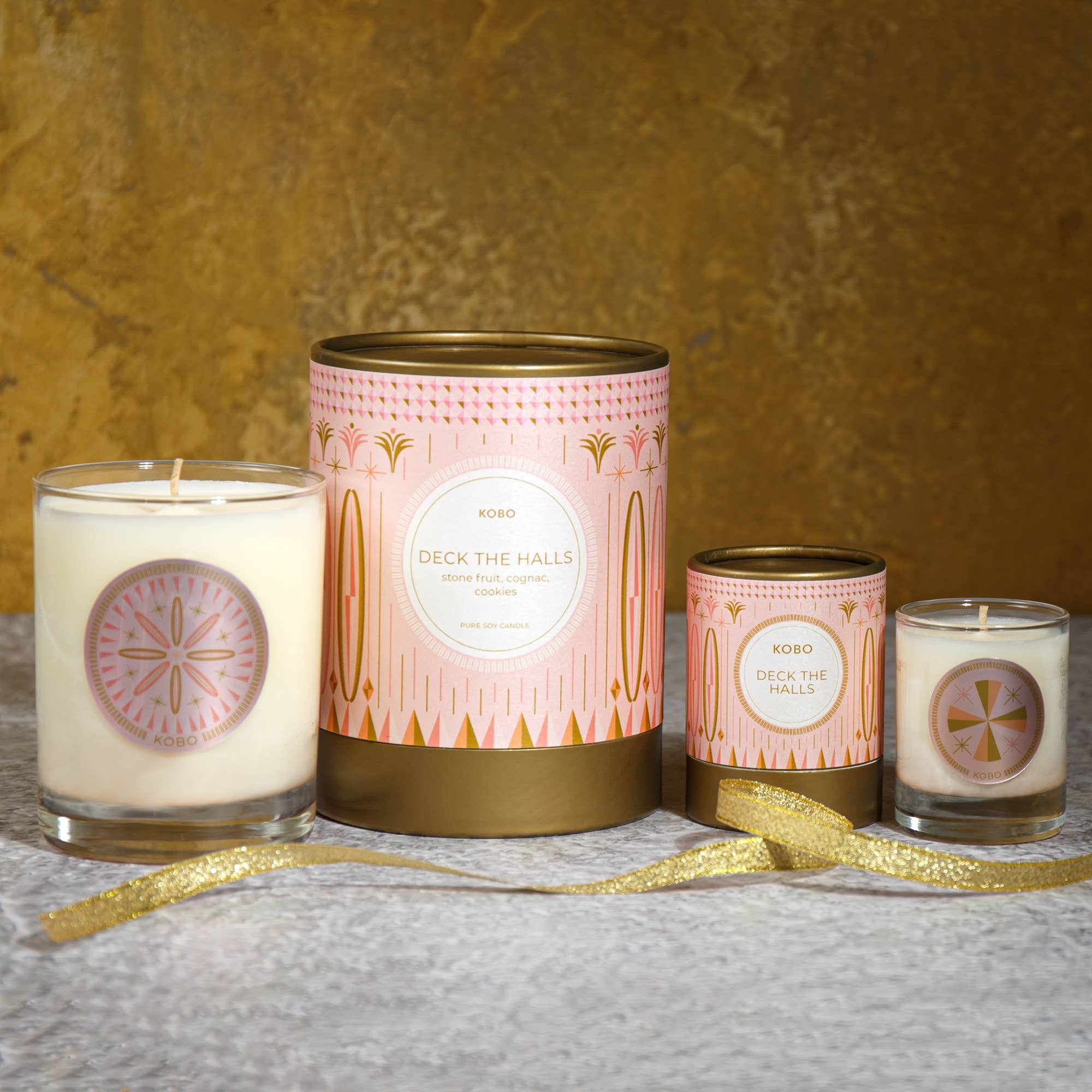 Bowerbird Flowers Deck the Halls Candle - Thumbnail 3